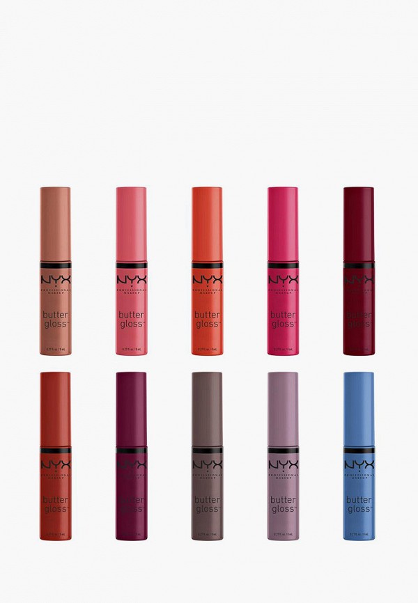 Nyx Professional Makeup Блеск для губ - Butter Lip Gloss, оттенок 44, Blueberry-Tart, 8 мл - фото 3