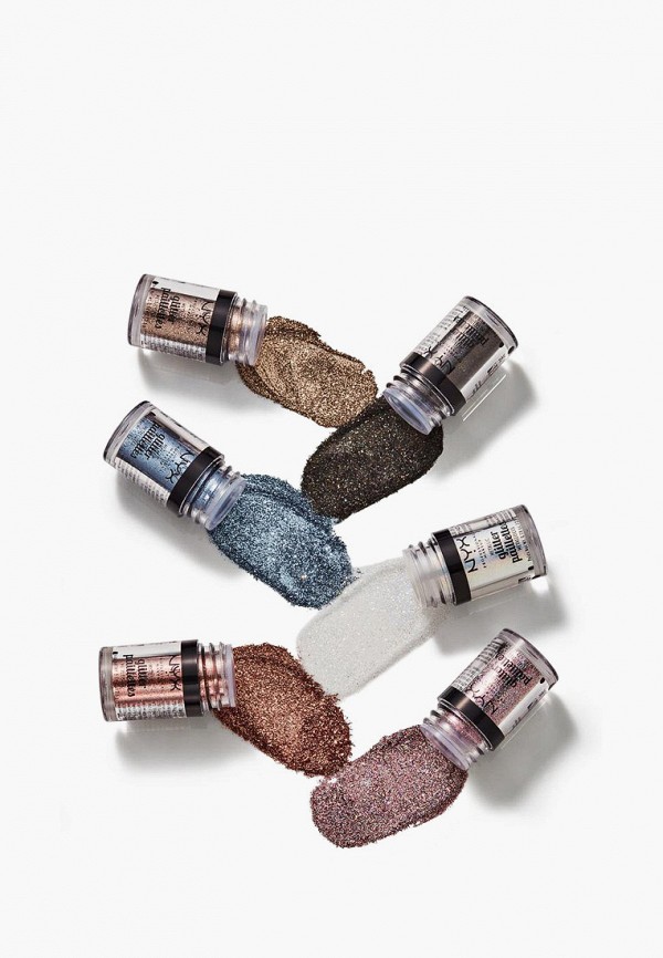 Nyx Professional Makeup Глиттер - Metallic Glitter, оттенок 01, Dubai Bronze, 2,5 г - фото 4