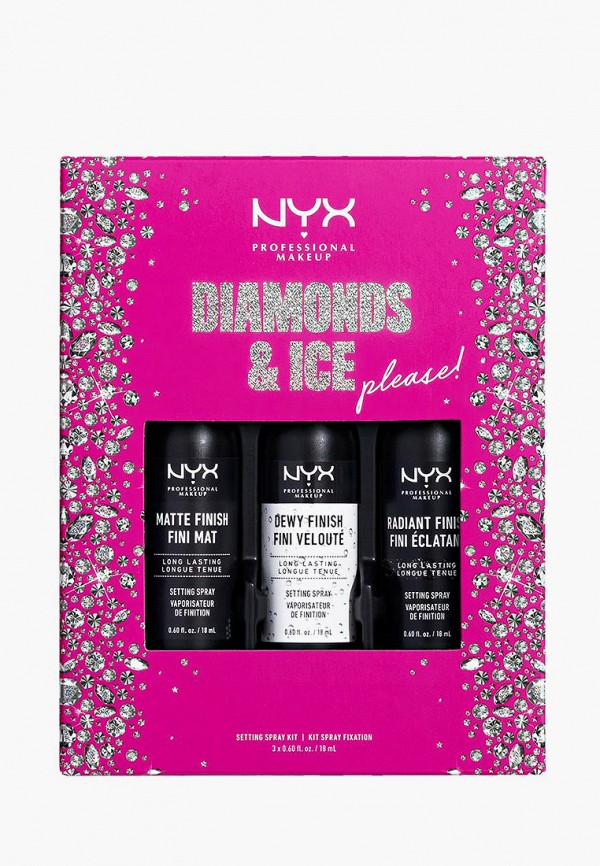 Nyx Professional Makeup Набор косметики - спреи-фиксаторы макияжа "DIAMONDS & ICE PLEASE", 119 г - фото 2