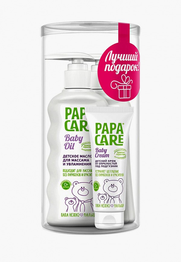 Papa Care Набор для ухода за телом - Крем-мыло для рук с антибактериальным эффектом 250 мл - фото 1