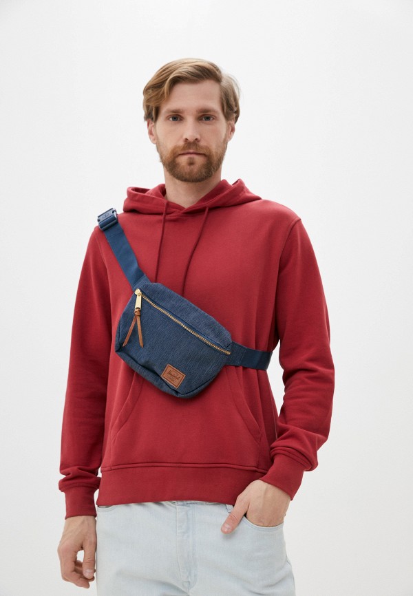 Сумка поясная Herschel Supply Co Fifteen, цвет: синий, PA078BULJUG0 ...