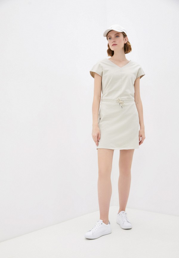 Платье Patagonia W's Organic Cotton Roaming Dress, цвет бежевый