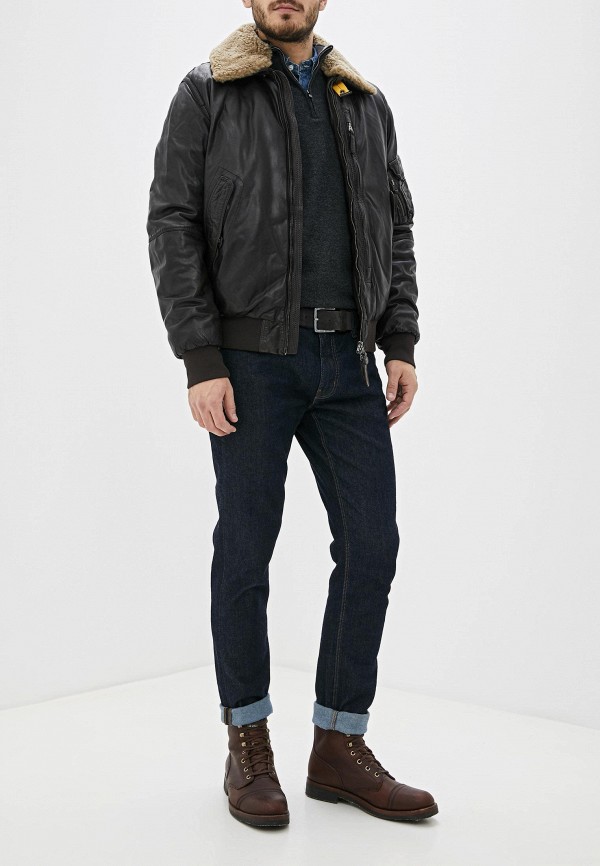 Parajumpers Куртка кожаная - JOSH LEATHER - фото 2