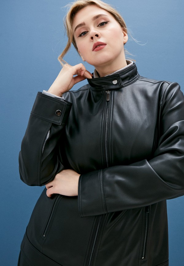 Persona by Marina Rinaldi Куртка кожаная - CARINI - фото 2