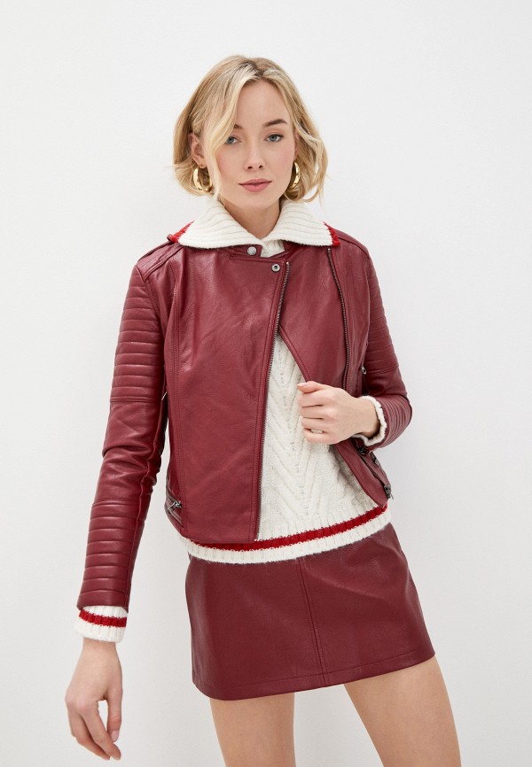 Куртка кожаная Pepe Jeans LENNA купить за 6890 ₽ в интернет-магазине  Lamoda.ru