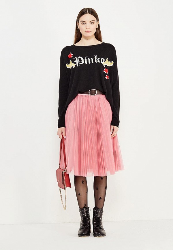 Юбка Pinko, цвет: розовый, PI754EWUKM03 — купить в интернет-магазине Lamoda