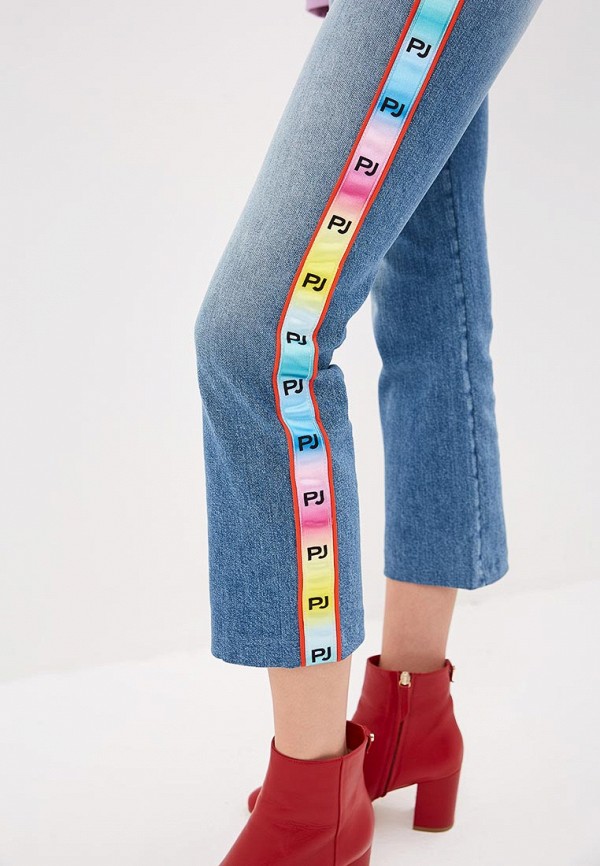 P Jean Джинсы - STRAIGHT HIGH WAIST - фото 4