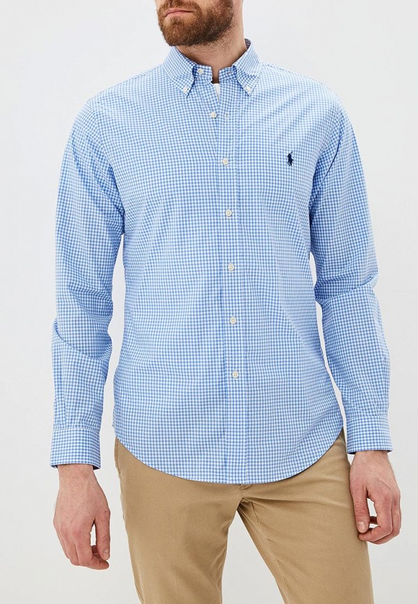 Рубашка Polo Ralph Lauren, цвет: синий, PO006EMCAQY1 — купить в  интернет-магазине Lamoda