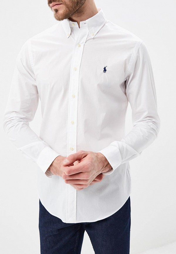 Рубашка Polo Ralph Lauren, цвет: белый, PO006EMDMCL0 — купить в  интернет-магазине Lamoda
