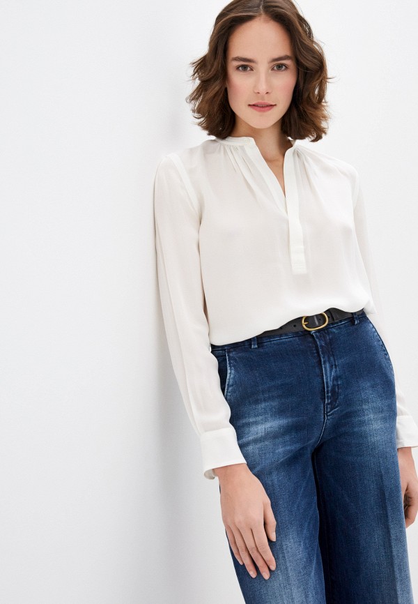 Блуза Polo Ralph Lauren цвет белый Po006ewhtsn4 — купить в интернет 