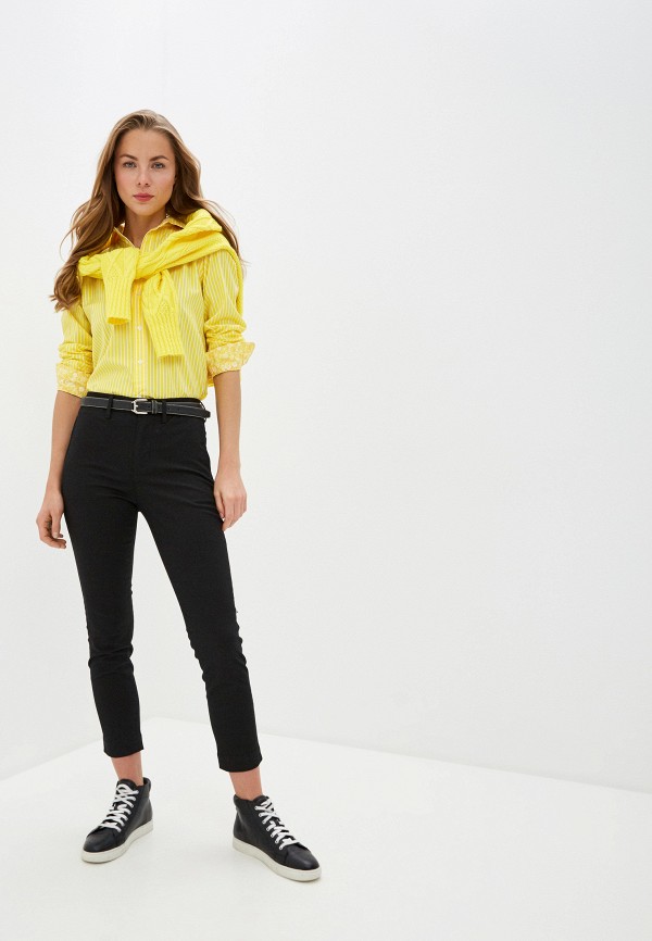 Рубашка Polo Ralph Lauren, цвет: желтый, PO006EWHTSO4 — купить в
