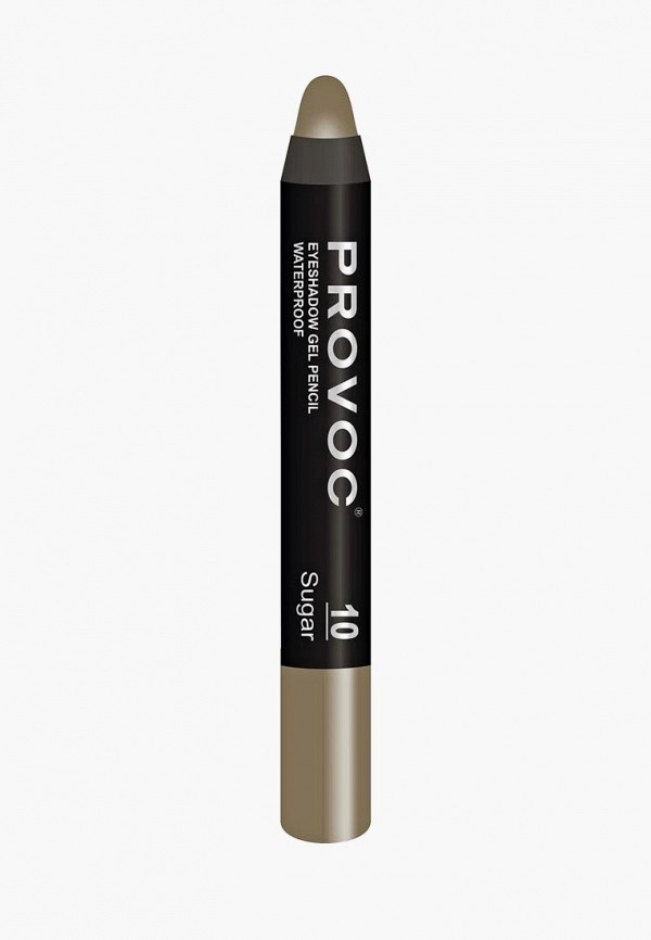 Provoc Тени для век - Eyeshadow Pencil 10 водостойкие (оливковый, шиммер) - фото 1
