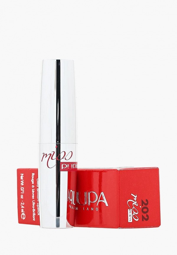 Pupa Помада - MISS PUPA, ультраблестящая с влажным эффектом, тон 202 бальный зал, 2.4 мл - фото 2