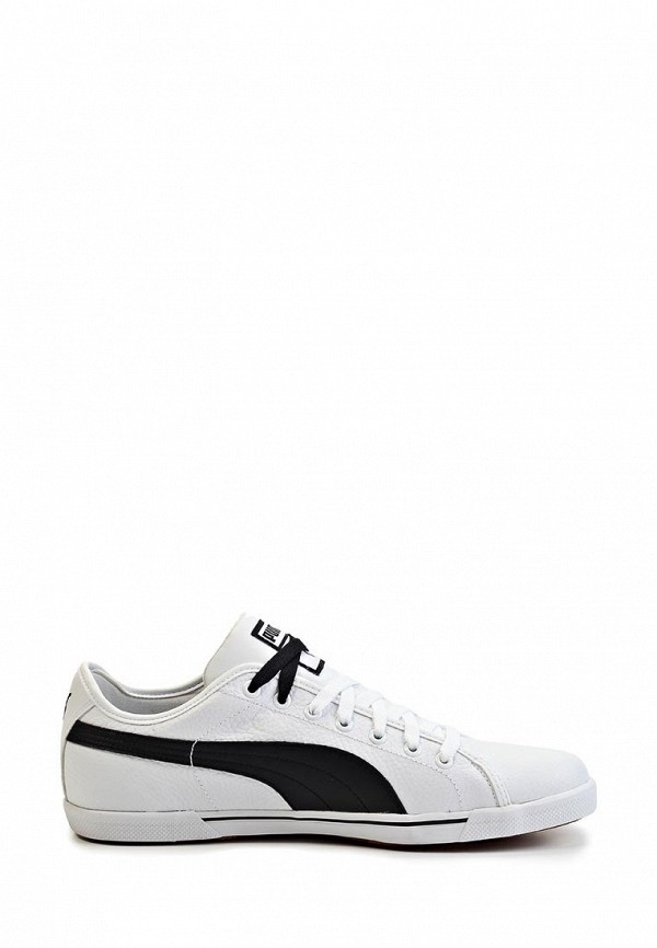 PUMA Кеды - Benecio Leather white-black - фото 5