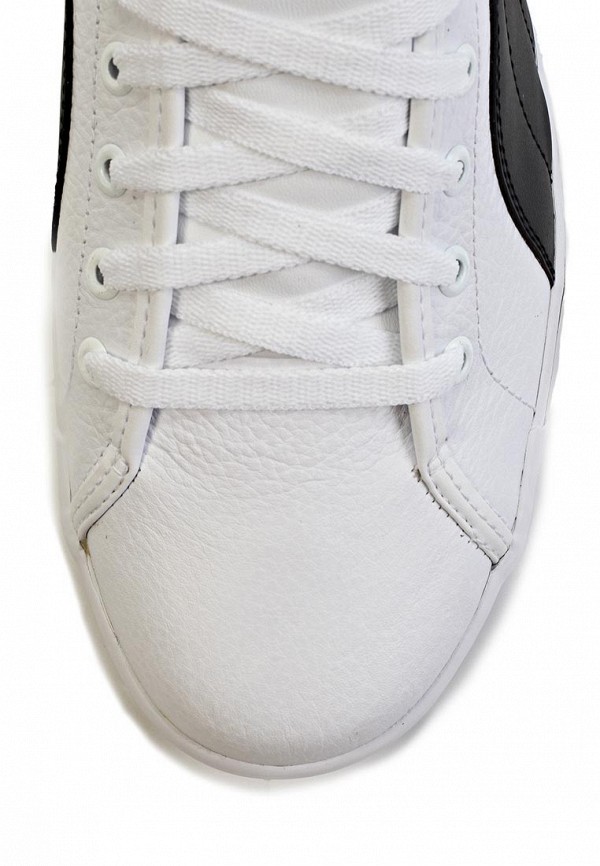 PUMA Кеды - Benecio Leather white-black - фото 6