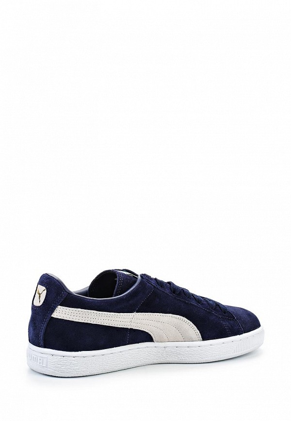 puma suede black white