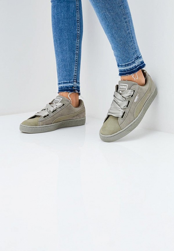 Puma kids suede heart sales