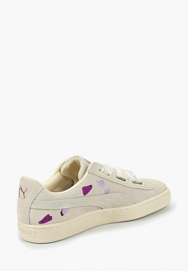 puma basket heart flowery