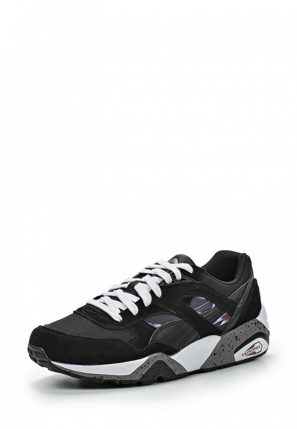 PUMA R698 Fast Graphic Wn s black white coral
