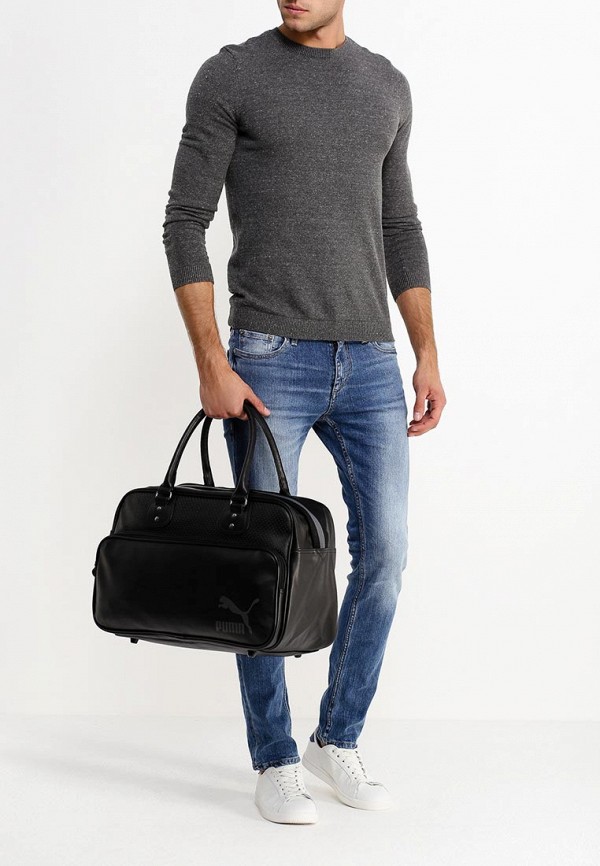 PUMA Сумка дорожная - Originals Grip Bag black-silver metallic - фото 5