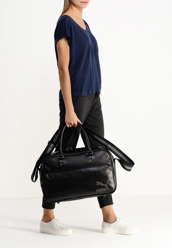PUMA Сумка дорожная - Originals Grip Bag black-silver metallic - фото 4