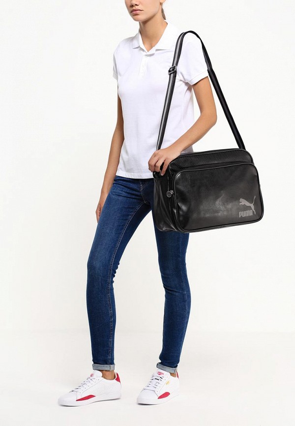 PUMA Сумка - Originals Reporter black-silver metallic - фото 4