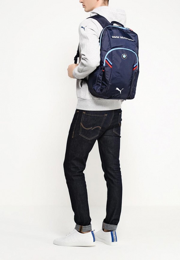 PUMA Рюкзак - BMW Motorsport Backpack bmw team blue-BM - фото 5