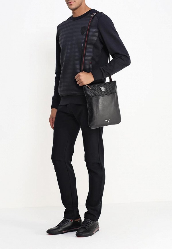 PUMA Сумка - Ferrari LS Magazine Bag black - фото 5