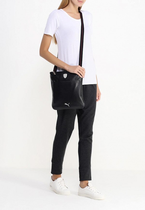 PUMA Сумка - Ferrari LS Magazine Bag black - фото 4