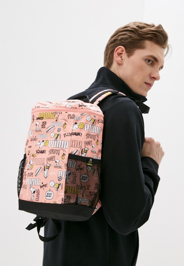 Рюкзак PUMA PUMA x PEANUTS Backpack, цвет розовый, PU053BUMSFC4