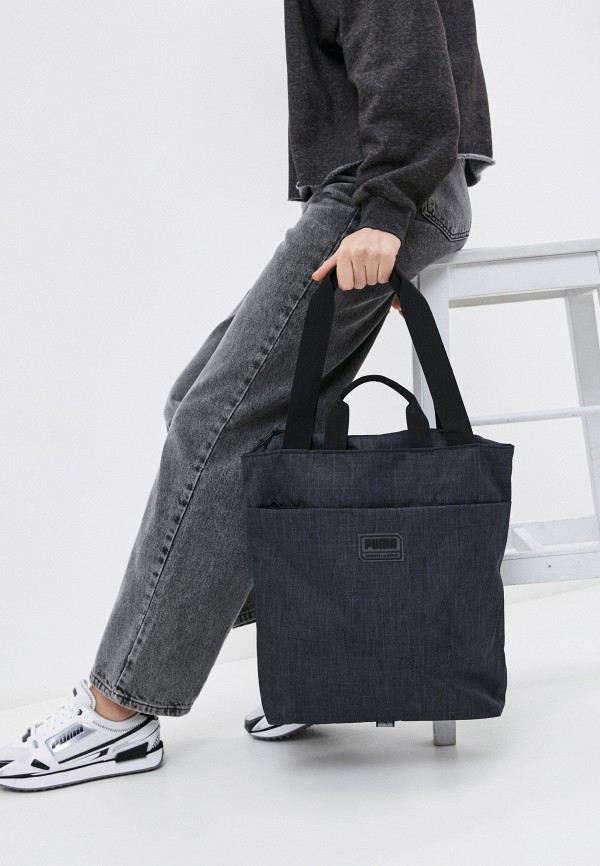 Сумка PUMA PUMA City Tote Bag, цвет черный, PU053BWMJFF0 — купить в