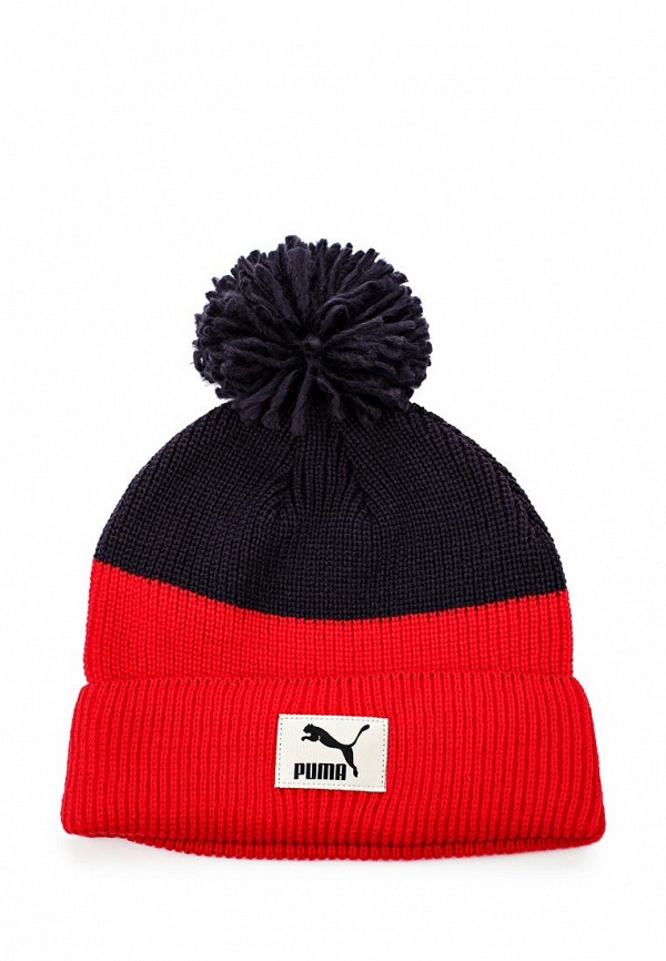 PUMA Шапка - Pom Pom Beanie new navy-puma r - фото 1