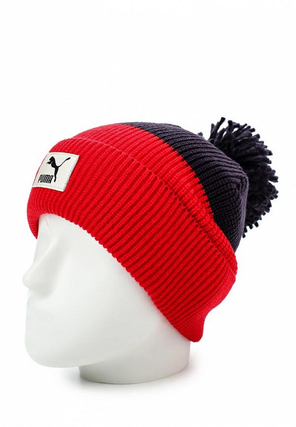PUMA Шапка - Pom Pom Beanie new navy-puma r - фото 2