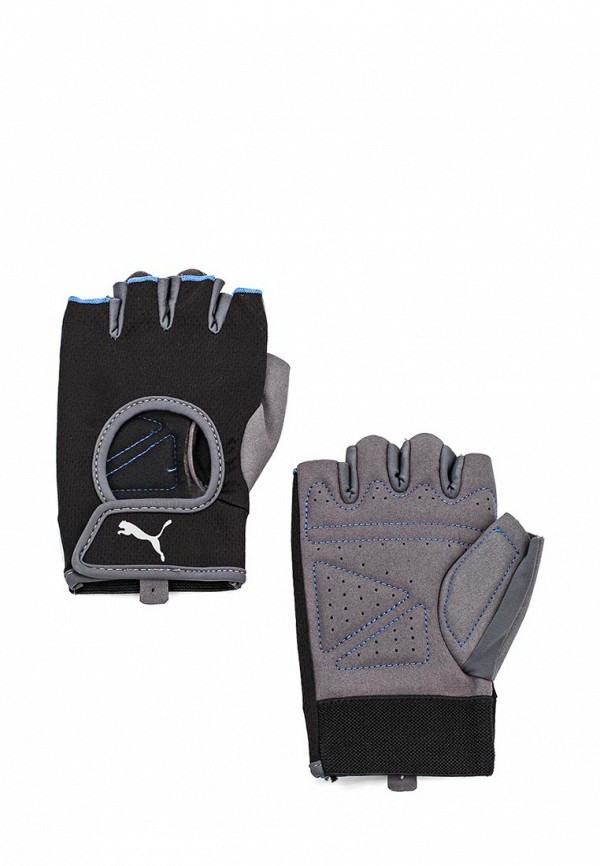PUMA Перчатки для фитнеса - Training Gloves black-strong blue - фото 1