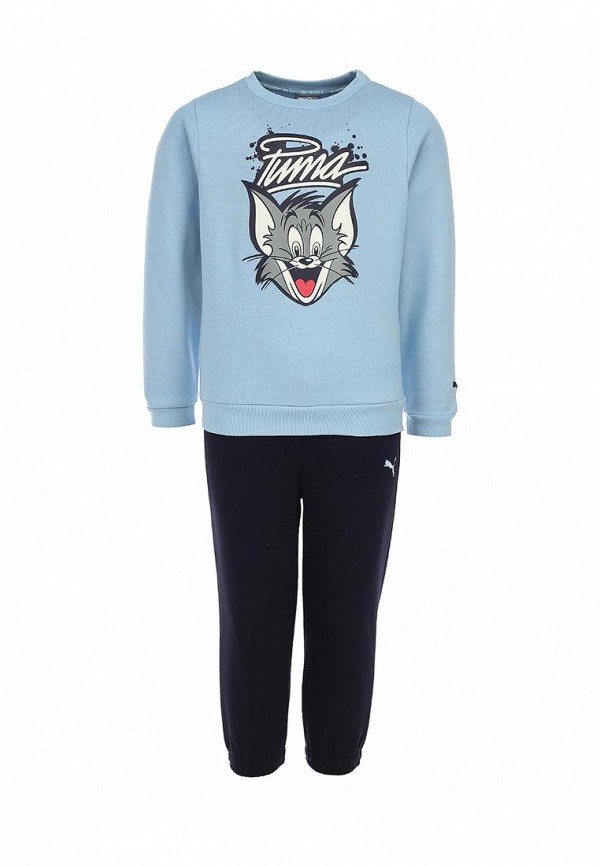 Костюм спортивный PUMA FUN Tom \u0026 Jerry Crew Jogger, цвет: синий,  PU053EKFZT42 — купить в интернет-магазине Lamoda