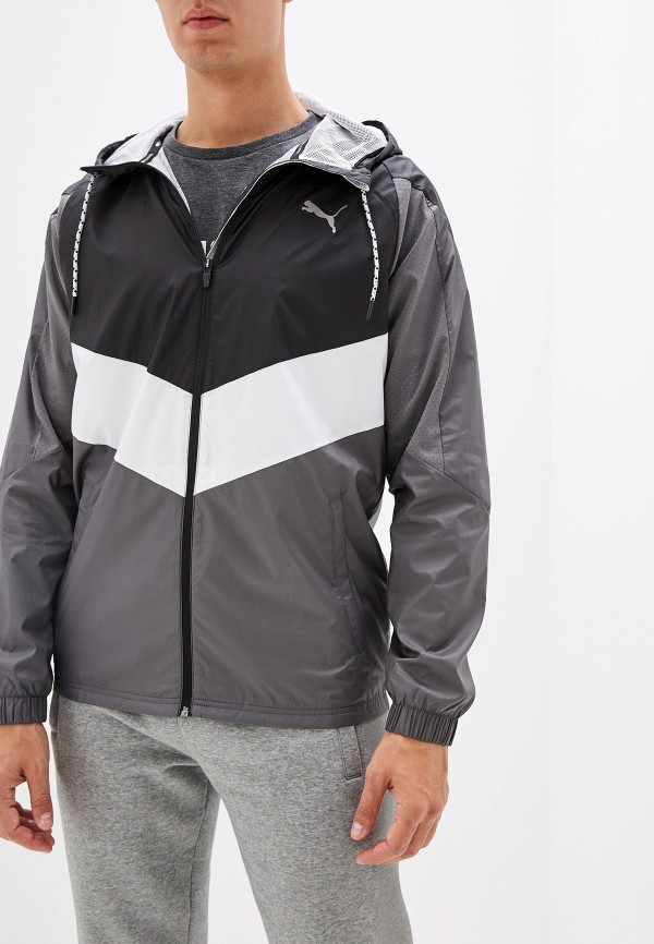 Ветровка PUMA Reactive Wvn jacket, цвет: серый, PU053EMFRIA2 — купить в  интернет-магазине Lamoda