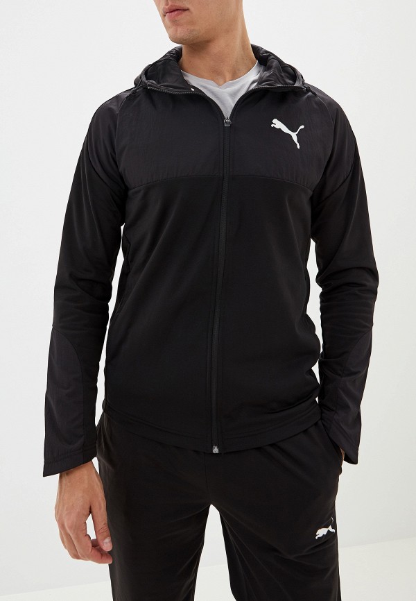 Костюм спортивный PUMA Material Mix Evostripe Suit Op., цвет: черный,  PU053EMFRIW2 — купить в интернет-магазине Lamoda