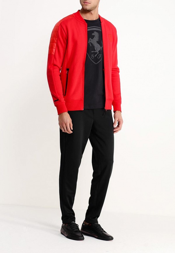 PUMA Олимпийка - Ferrari Sweat Jacket rosso corsa - фото 2