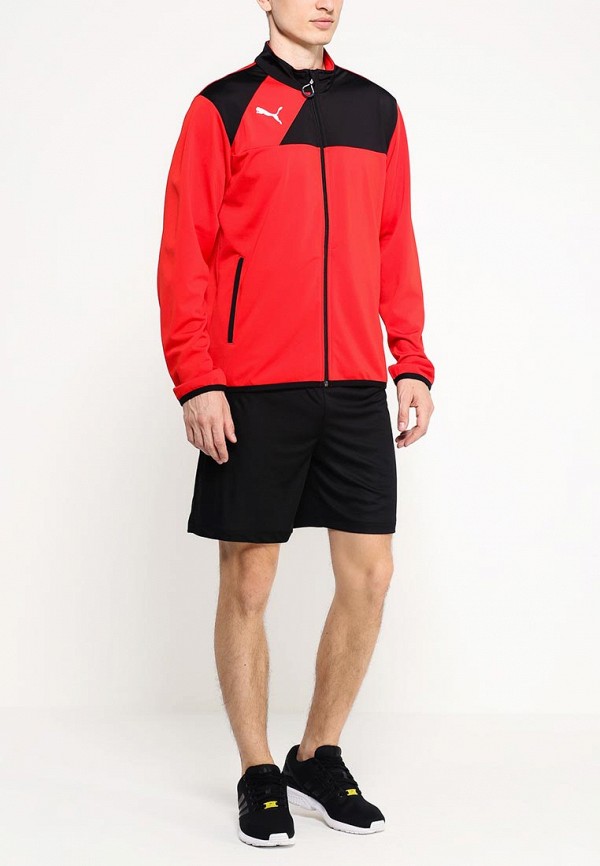 PUMA Олимпийка - Esquadra Poly Jacket puma red-black - фото 3