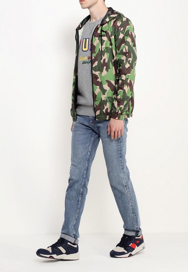 puma camo windbreaker