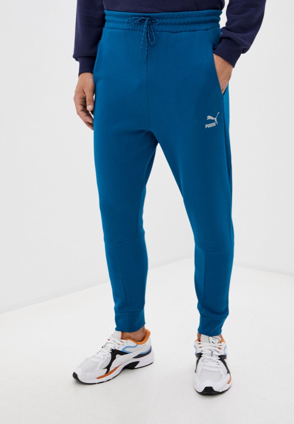 Puma joggers blue hotsell