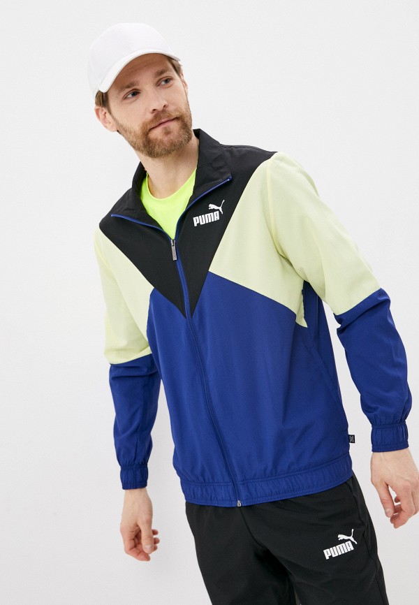 Костюм спортивный PUMA CB Retro Woven Tracksuit cl, цвет: синий, черный,  PU053EMMJHM3 — купить в интернет-магазине Lamoda