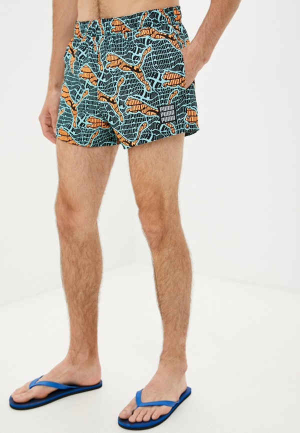 PUMA Шорты для плавания - PUMA SWIM MEN CAT LOGO AOP SHORT SHORTS 1P - фото 1