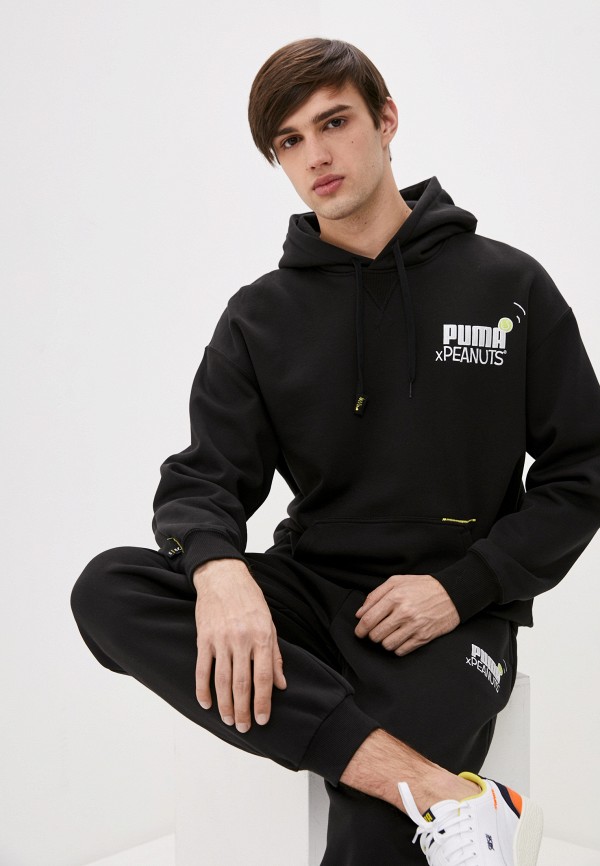 Худи PUMA PUMA x PEANUTS Hoodie, цвет: черный, PU053EMMJJR6 — купить в  интернет-магазине Lamoda