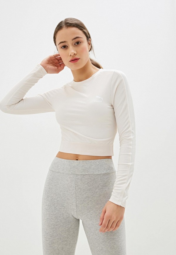 PUMA Лонгслив спортивный - Classics Rib LS Top - фото 1