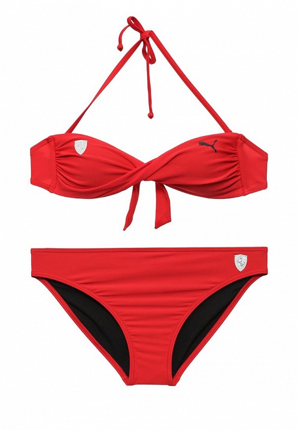 Купальник PUMA Ferrari Bikini, цвет: красный, PU053EWHMC04 — купить в  интернет-магазине Lamoda