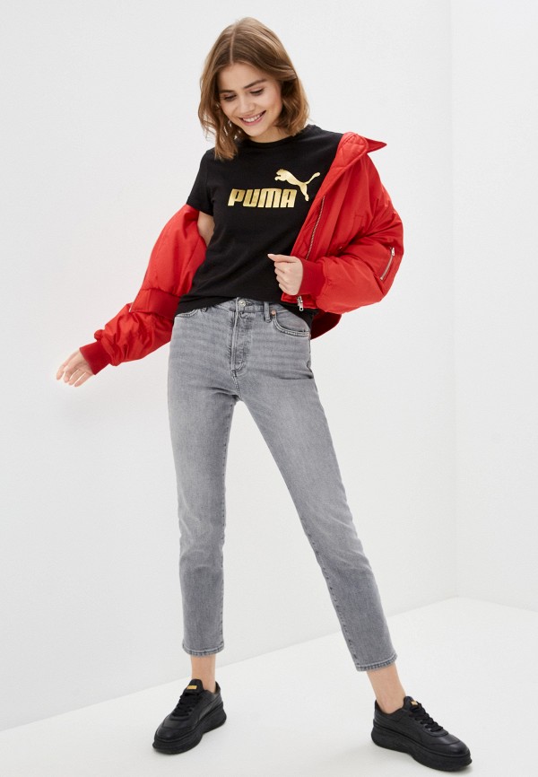 PUMA Футболка - ESS+ Metallic Logo Tee - фото 2