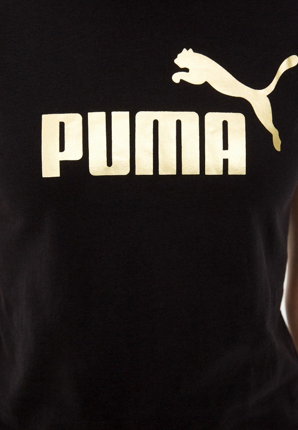 PUMA Футболка - ESS+ Metallic Logo Tee - фото 4