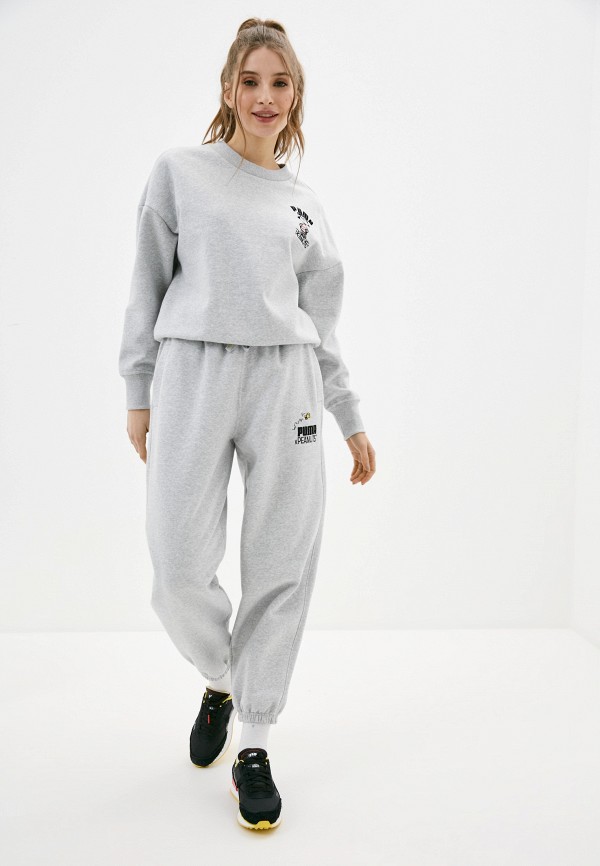 PUMA Свитшот - PUMA x PEANUTS W Crew - фото 2