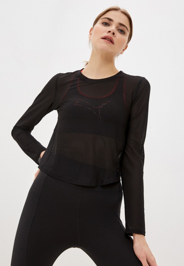 PUMA Лонгслив спортивный - Train Mesh Long Sleeve Top - фото 1